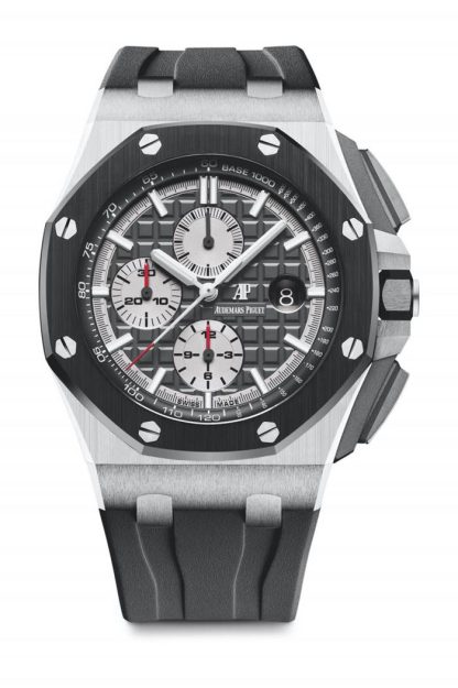 Replika Audemars Piguet Royal Oak Offshore Selfwinding Chronograph szary 26400IO.OO.A004CA.01