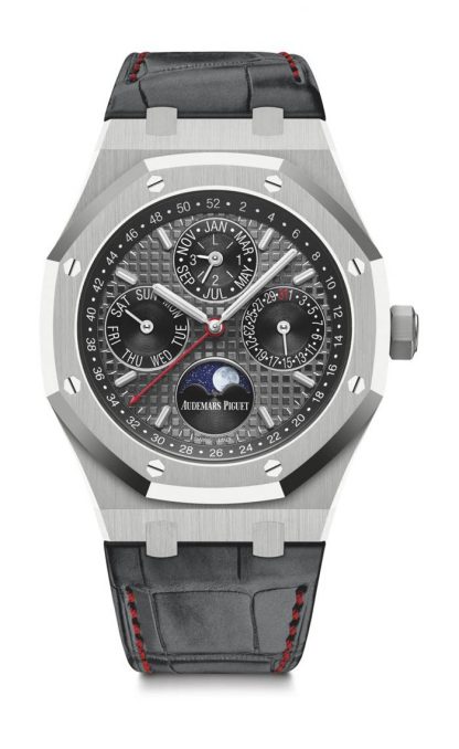 Replika Audemars Piguet Royal Oak Perpetual Calendar szary 26609TI.OO.1220TI.01 - obrazek 2