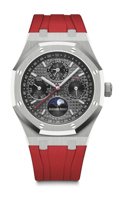 Replika Audemars Piguet Royal Oak Perpetual Calendar szary 26609TI.OO.1220TI.01 - obrazek 3