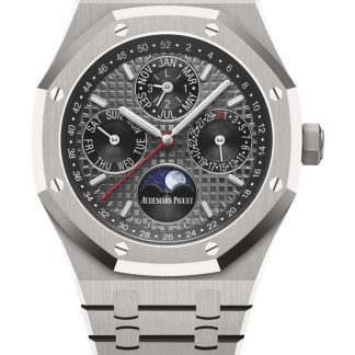 Replika Audemars Piguet Royal Oak Perpetual Calendar szary 26609TI.OO.1220TI.01
