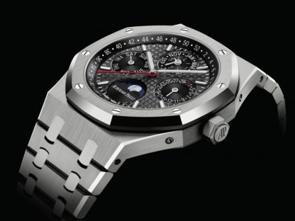 Replika Audemars Piguet Royal Oak Perpetual Calendar szary 26609TI.OO.1220TI.01 - obrazek 5