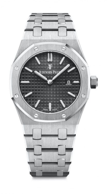 Replika Audemars Piguet Royal Oak Quartz Black 67650ST.OO.1261ST.01
