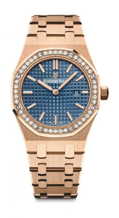 Replika Audemars Piguet Royal Oak Quartz Blue 67651OR.ZZ.1261OR.02