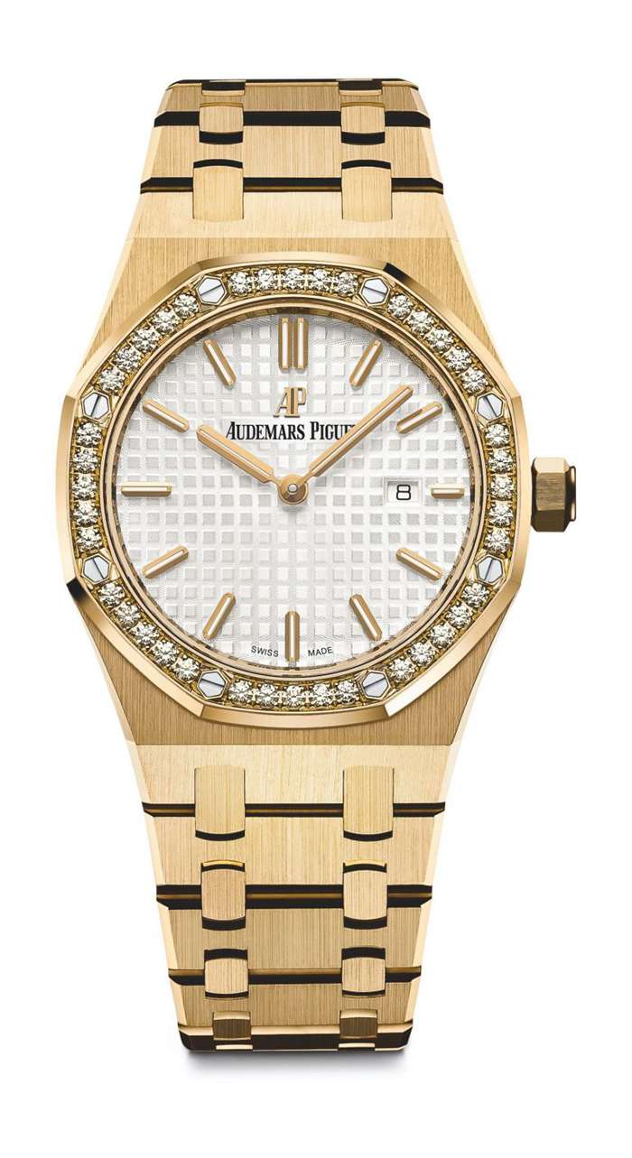 Replika Audemars Piguet Royal Oak Quartz Silver 67651BA.ZZ.1261BA.01