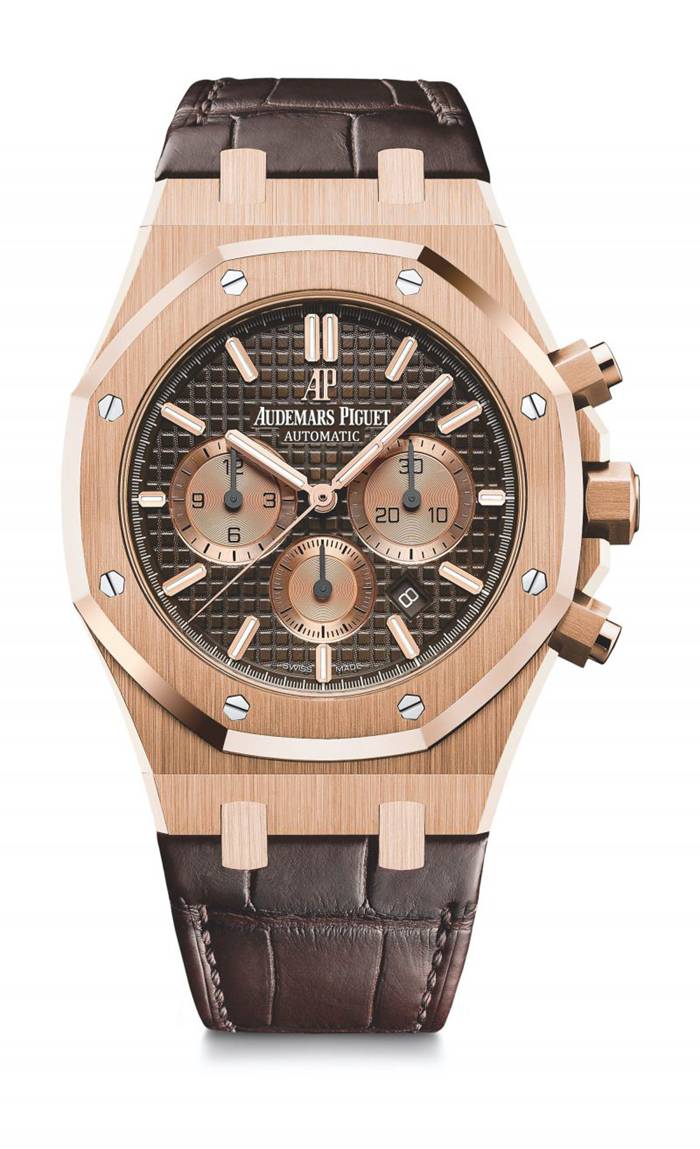Replika Audemars Piguet Royal Oak Selfwinding Chronograph Brown 26331OR.OO.D821CR.01