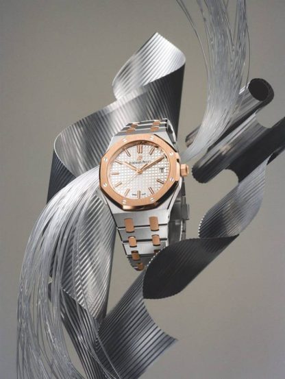 Replika Audemars Piguet Royal Oak Selfwinding Silver 77350SR.OO.1261SR.01 - obrazek 4
