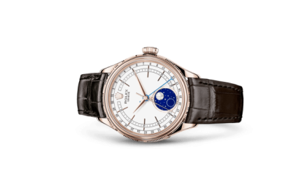 Replika Rolex Cellini Moonphase 39 mm 18 kt Everose gold polerowane wykończenie 50535 - obrazek 2