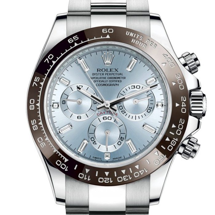 Replika Rolex Cosmograph Daytona Oyster 40 mm platyna 116506