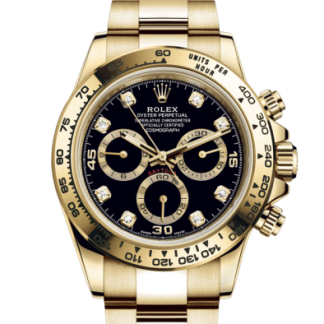 Replika Rolex Cosmograph Daytona Oyster 40 mm żółte złoto 116508