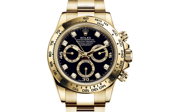 Replika Rolex Cosmograph Daytona Oyster 40 mm żółte złoto 116508