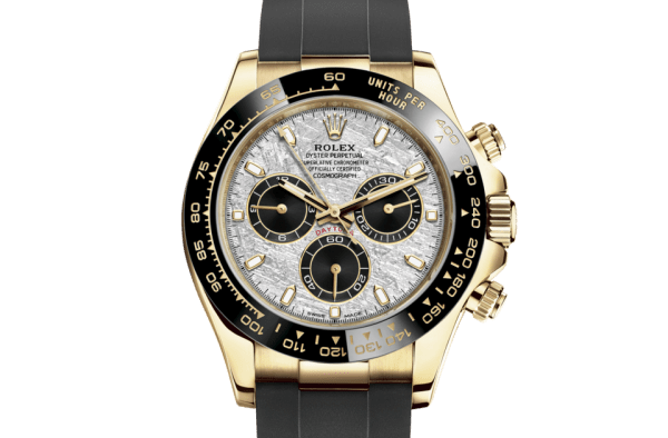 Replika Rolex Cosmograph Daytona Oyster 40 mm żółte złoto 116518LN