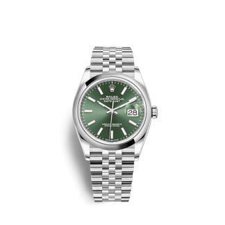 Replika Rolex Datejust 126200 36mm Miętowa zieleń