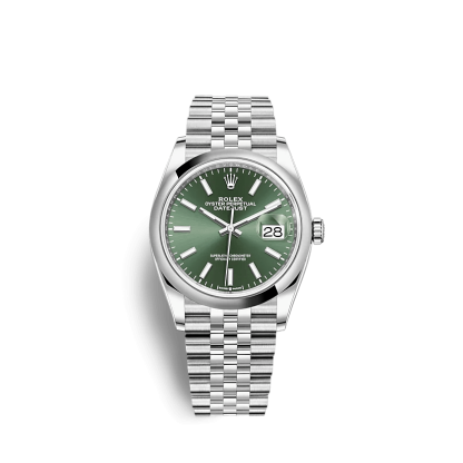 Replika Rolex Datejust 126200 36mm Miętowa zieleń