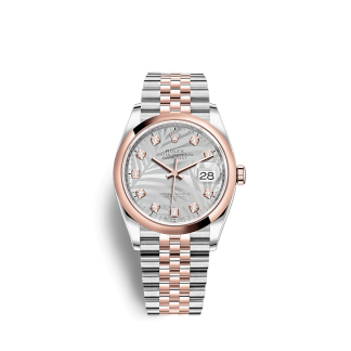 Replika Rolex Datejust 126201 36mm Srebrny Jubileusz