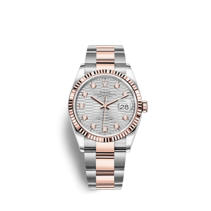 Replika Rolex Datejust 126231 36mm Srebrny