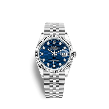 Replika Rolex Datejust 126234 36mm Jasnoniebieski