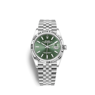 Replika Rolex Datejust 126234 36mm Miętowa zieleń