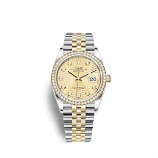 Replika Rolex Datejust 126283RBR 36mm Złoty