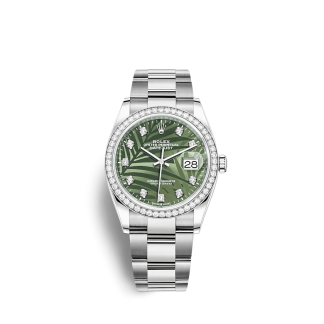 Replika Rolex Datejust 126284RBR 36mm Olive green