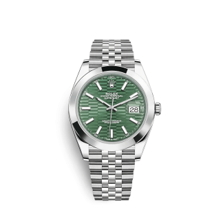 Replika Rolex Datejust 126300 41mm z karbowanym motywem Jubilee