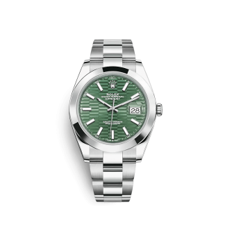 Replika Rolex Datejust 126300 41mm z karbowanym motywem Oyster