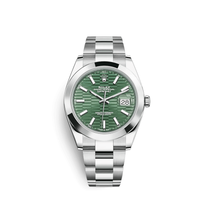 Replika Rolex Datejust 126300 41mm z karbowanym motywem Oyster