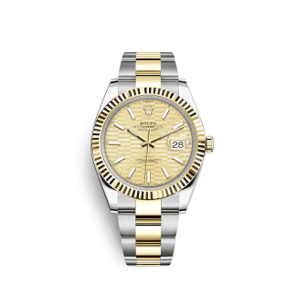 Replika Rolex Datejust 126333 41mm Złoty Oyster