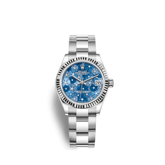 Replika Rolex Datejust 278274 31mm Azzurro niebieski