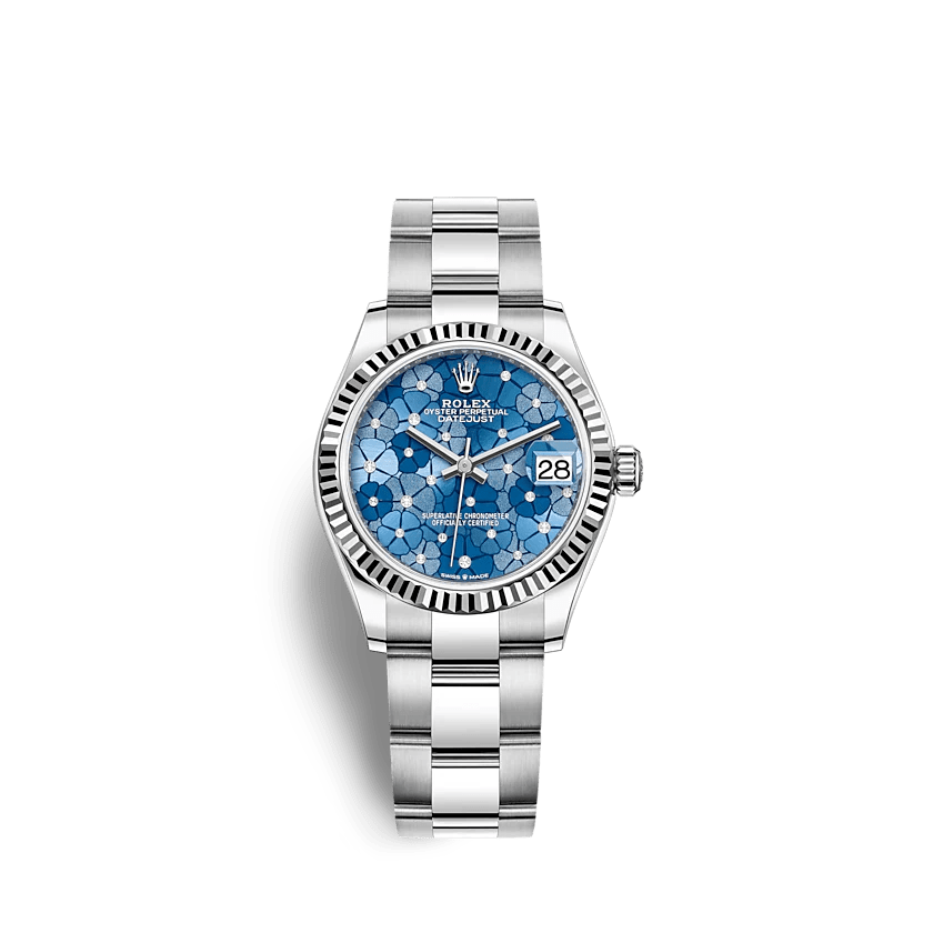 Replika Rolex Datejust 278274 31mm Azzurro niebieski