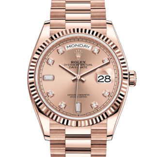 Replika Rolex Day-Date 36 Oyster 36 mm Everose gold 128235