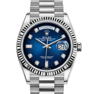 Replika Rolex Day-Date 36 Oyster 36 mm białe złoto 128239