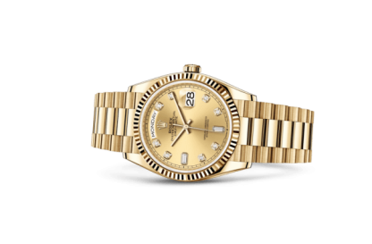Replika Rolex Day-Date 36 Oyster 36 mm żółte złoto 128238 - obrazek 2
