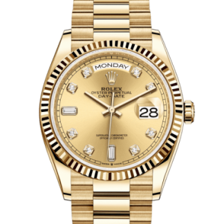 Replika Rolex Day-Date 36 Oyster 36 mm żółte złoto 128238
