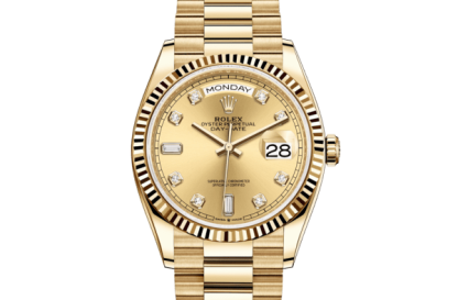Replika Rolex Day-Date 36 Oyster 36 mm żółte złoto 128238