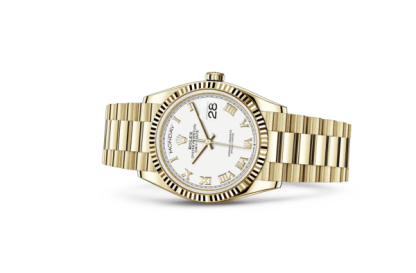 Replika Rolex Day-Date 36 Oyster 36 mm żółte złoto 128238 - obrazek 2
