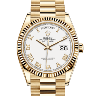 Replika Rolex Day-Date 36 Oyster 36 mm żółte złoto 128238