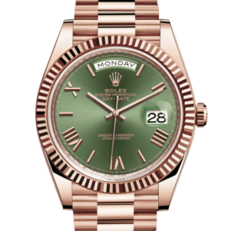 Replika Rolex Day-Date 40 Oyster 40 mm Everose gold 228235