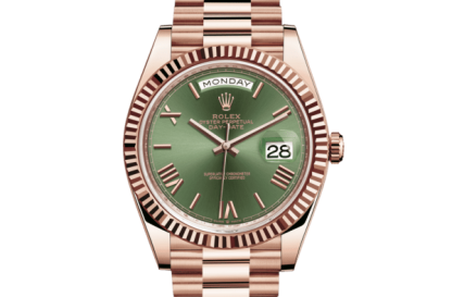 Replika Rolex Day-Date 40 Oyster 40 mm Everose gold 228235