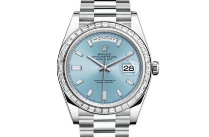 Replika Rolex Day-Date 40 Oyster 40 mm platyna i diamenty 228396TBR