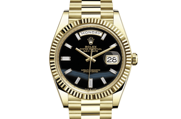 Replika Rolex Day-Date 40 Oyster 40 mm żółte złoto 228238