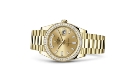 Replika Rolex Day-Date 40 Oyster 40 mm żółte złoto i diamenty 228348RBR - obrazek 2
