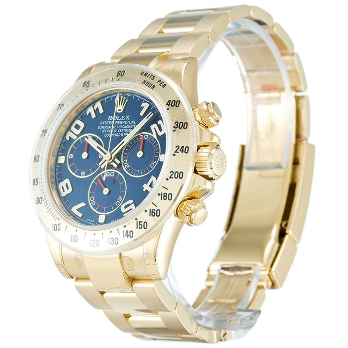 Replika Rolex Daytona Blue Dial 116528 - obrazek 2