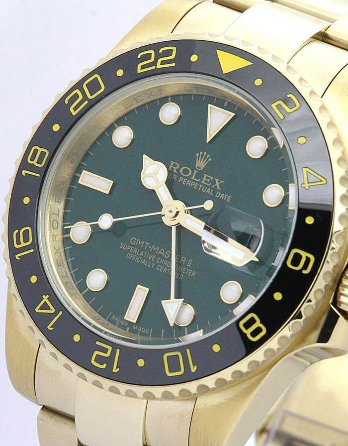 Replika Rolex GMT Master II 116718 Zielony - obrazek 3