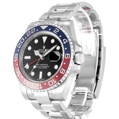 Replika Rolex GMT Master II Black 116719 Pepsi - obrazek 2