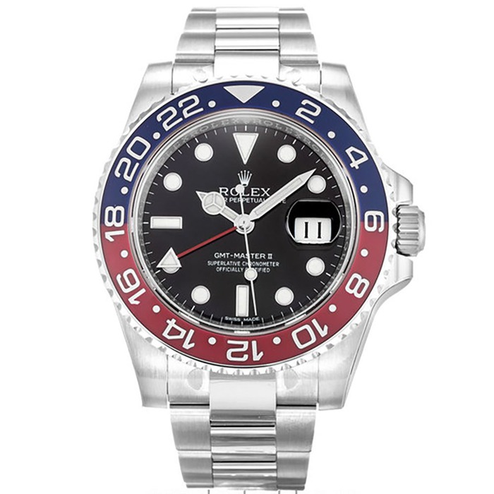 Replika Rolex GMT Master II Black 116719 Pepsi