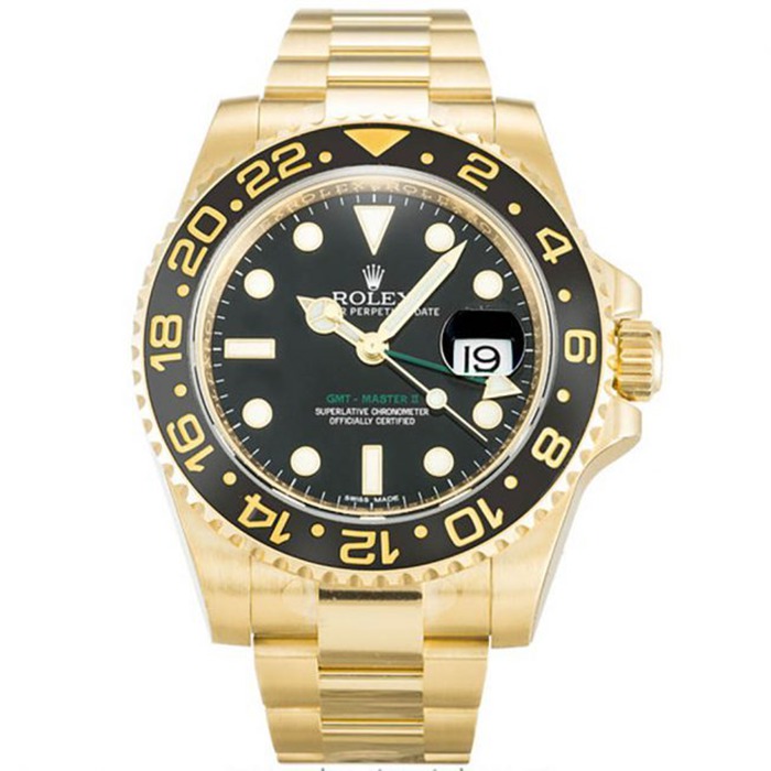 Replika Rolex GMT Master II Czarny 116718