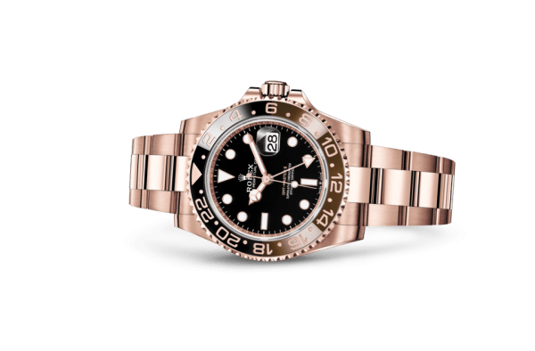 Replika Rolex GMT-Master II Oyster 40 mm Everose gold 126715CHNR - obrazek 2