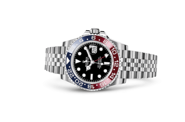 Replika Rolex GMT-Master II Oyster 40 mm Oystersteel 126710BLRO - obrazek 2