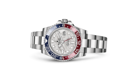 Replika Rolex GMT-Master II Oyster 40 mm białe złoto 126719BLRO - obrazek 2
