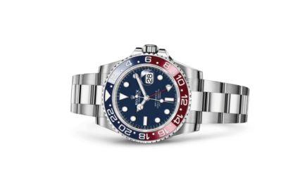 Replika Rolex GMT-Master II Oyster 40 mm białe złoto 126719BLRO - obrazek 2